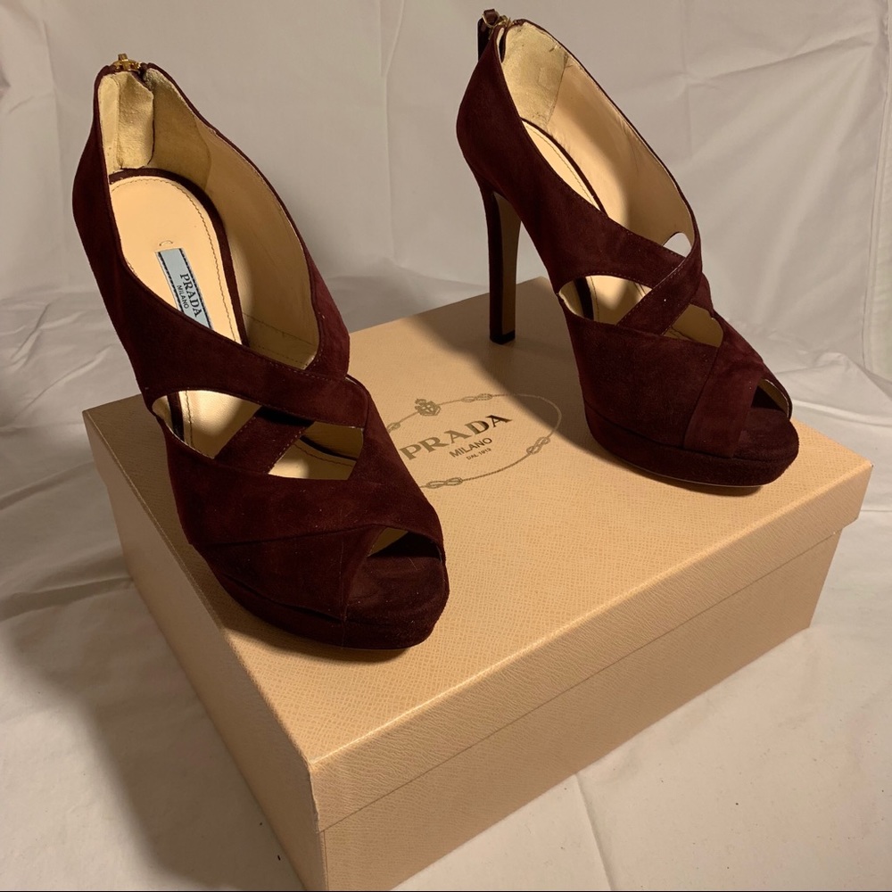 Prada Platform Booties - Calzature Donna 39.5